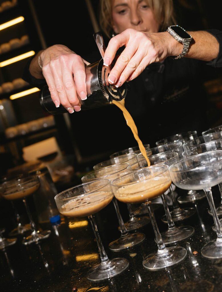 dancing and reception party photos from wedding at sandlewood manor in houston, texas